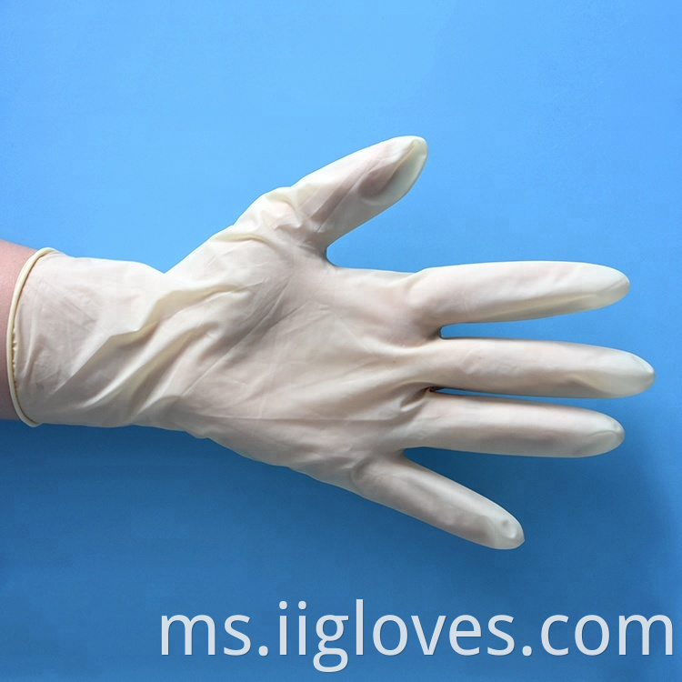 Saham Kilang Serbuk Natural-Free Latex Latex Latex Nitrile Nitrile One Time Sarung Tangan Nitril